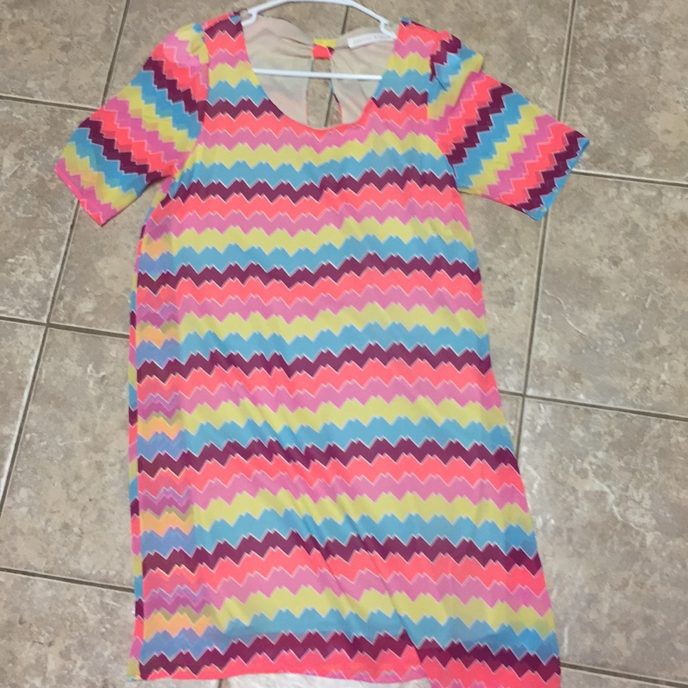 Fun summer dress. Chevron style